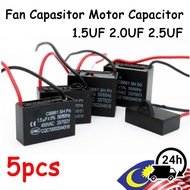 Fan Capasitor Motor Capacitor 1.0uf 1.25uf 1.5uf 1.8UF 2.0uf 2.5uf Fan& Ceiling Fan capacitor|Kipas 