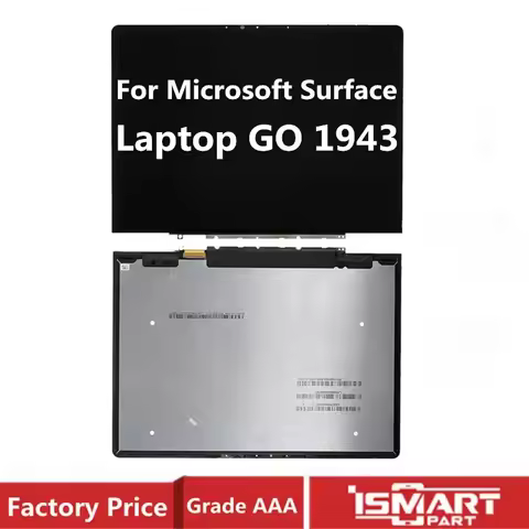 12.4" LCD For Microsoft Surface Laptop GO 1943 LCD Display With Touch Screen Digitizer Assembly For 