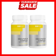 [CLR] BIOFIZZ Executive B Complex Film Coated Tablet 60's x2 - Tablet , Vitamin B (EXP: 31/10/2026) 