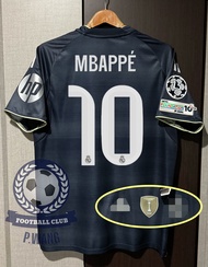 New!! เสื้อฟุตบอลทีม เรอัล มาดริด Away เยือน 3A เกรดแฟนบอล 2025/26 ฟลูออฟชั่นUCL 15สมัย พร้อมอาร์มแล