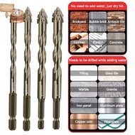 sun Eccentric Drill Four-Flute Glass Tile Punching Rock Slab Triangle For Power Tools Drill Bits Acc