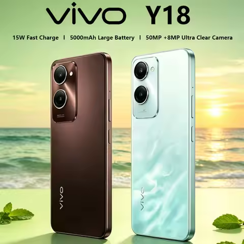 VIVO Y18 5G Global Version Smartphone 8GB+256GB 5000mAh 15W Fast Charge 50MP AI Camera Dual-SIM Unlo
