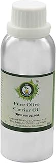 Olive Oil | Olea Europaea | Pure Olive Oil | For Hair | Unrefined | 100% Pure Natural | Cold Pressed | 300ml | 10oz By R V Essential