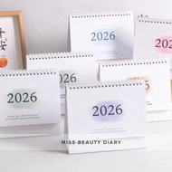 【ReadyStock】2026日历2026日历📆Year 2026 Calendar Calendar Table Calendar Desktop Calendar 2026 Kalendar O