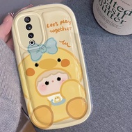 For case Vivo Y85a Silicone anti-drop cute duckling TPU phone case