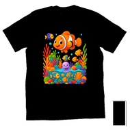 Custom T-shirts for Men, Boys, Women, Girls, Unisex, Kids, Adults, Custom Clown Fish, Clown Fish, Se