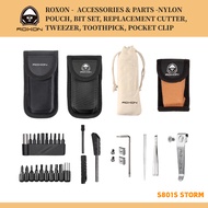 AC062 ROXON Accessories Parts With Bit Set /Replaceable Wire Cutters /Cloth Bag /Nylon Sheath