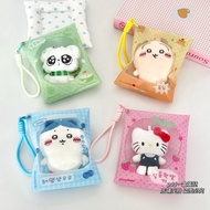 Cute fruit double-button baby bag, 10cm cotton dol 可爱水果双扣娃包溜娃包10cm棉花娃娃收纳包防尘收纳痛包娃包挂件W1V