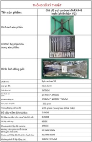 Mark V2 Sợi Carbon Fpv Drone Khung Bộ H-loại 8/9/10inch Ba Lô Bánh Xe 3k Tự Do Tầm Xa Máy Bay Không 