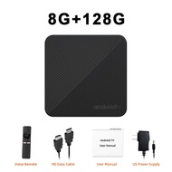 Android TV Box T8 Android 14 Dual Wifi 2.4G&5G Google Voice Ram 4GB 8GB Rom 64GB 128GB Media Player 