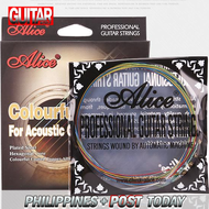 Alice Color String Acoustic Guitar String Aw435C Folk Acoustic Guitar