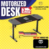 Height Adjustable table Standing desk gaming table 140 160 cm Meja smart Motorized desk RGB Carbon m