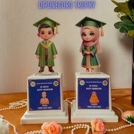 Custom Acrylic Graduation Trophy - Award Trophy