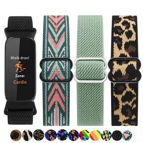 Elastic Watch Band for Fitbit Luxe Strap Bracelet Replacement for Fitbit Luxe Smartwatch Band Adjust