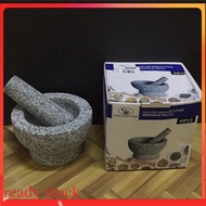 Mortar and pestle / Lesung Batu ( Nature Granite Stone )