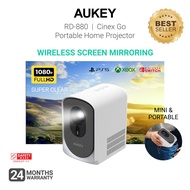 [UPGRADED] Aukey RD-880 Cinex Go MINI Portable Projector w 1080P Full HD & Screen Mirroring (24 Mont