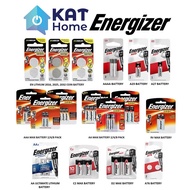 [ORIGINAL] ENERGIZER BATTERY MAX AA / AAA / 9V /CR 2016 / 2025 / 2032 / AAAA / A23 /A27 / A76 / MAX 