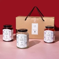 鮮採蘆薈3入文青提盒(380ml/罐)|清爽退火 飽滿果肉 飲控推薦