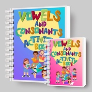 VOWELS AND CONSONANTS | READING/ COLORING ACTIVITY BOOK | LEARNING MATERIAL | A5/A4 SIZE | SET