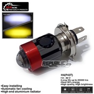 MV MOTORCYCLE HEADLIGHT LED H4 LASER AC DC 30WATT/ MOTORCYCLE HEADLIGHT H4 3 FEET LASER LED SUPER BR