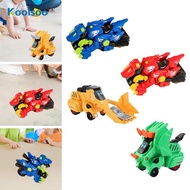 Koolsoo Transformable Dinosaur Toy, Kids Toy Vehicle, Cute Boy Toy for 3, 4, 5 And 6 Year Old Childr