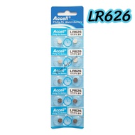 ถ่านกระดุม ถ่านนาฬิกา ถ่านเครื่องคิดเลข ถ่านรีโมท ถ่านกล้อง ถ่าน Accell หลายรุ่นให้เลือก LR41 LR43 LR44 LR521 LR621 LR626 LR721 LR726 LR754 R920 LR927 LR936 LR1120 LR1130