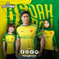 YELLOW T-SHIRT JERSEY SUBLIMATION NEGERI KEDAH