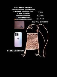 Koja Baduy Asli Ukuran Kecil – Tas Anyaman Tradisional Handmade Original Etnik