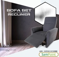 SAMPOINT 1 Recliner Sofa 3FT _ 1 Seater Sofa _ Fabric Sofa _ TPU Sofa _ Relax Chair _ Recliner Chair _READY STOCK