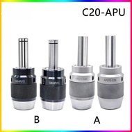 NEW C20 apu Straight shank cutter shank c20 apu13apu16 one-piece self-tightening drill chuck milling