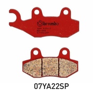 Brembo 07YA22SP ผ้าเบรกหลัง SP (เกรดซินเตอร์) Z250 Z300 NINJA 250 NINJA 300 VERSYS-X 300 NINJA 400