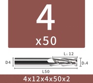 เอ็นมิลคาร์ไบด์ 2ฟัน อลูมิเนียม - 2Flute Carbide End Mill for Aluminium