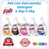 READY STOCK Fab Low Sud Laundry Detergent Liquid 3.2kg/3.5kg