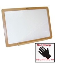 RELUX กระดานไวท์บอร์ด ไม้ขอบมน ไม่คม ขนาด 46X66 cm. A2 MDF-4060 สีขาว