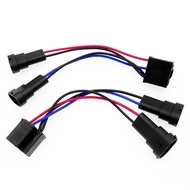 1 Pair H4 to H11 Dual Beam Conversion Cable Wiring Harness Socket Plug Universal Car Headlight Adapt