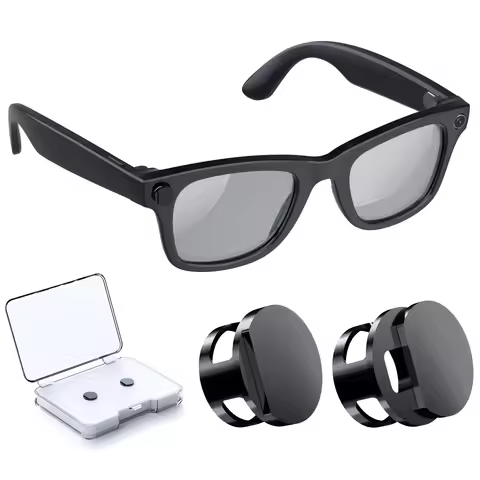 2/4/6Pcs LED Light Dimming Blocker for Meta Glasses's Camera Lens Protect Cover for Ray-Ban Meta/Oak
