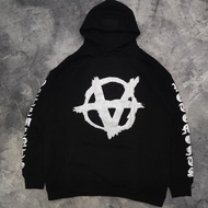 Hoodie Vetements double Anarchy second bekas