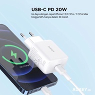STOCK READY BOSS!!!!! AUKEY ADAPTOR CHARGER IPHONE FAST CHARGING 20W