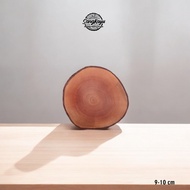 SangKayu Natural Round Wooden Coaster Wooden Coaster/ Wooden Coaster/ Wooden Coaster/ Coaster/ Round