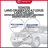 TOYOTA LAND CRUISER 100 4.7 LEXUS LX470 HDJ100 DEPAN BELAKANG BONNET ABSORBER DAMPER ONE SET 2 PCS