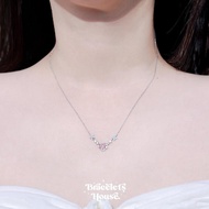 สร้อยคอ& สร้อยข้อมือเงินแท้ Patricia สี Pink Lady