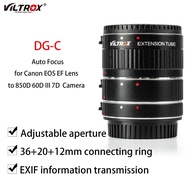 Viltrox DG-C Adapter Mount Auto Focus AF Macro Extension Tube For Canon EOS EF DSLR Camera 850D 60D III 7D II 80D J76
