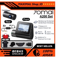 70mai A200 Dash Cam Set Dual Channel HDR 1080P Night Owl Vision Official Warranty
