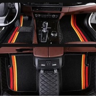 Customized Style Luxury Double Layer Car Floor Mat for BMW i3 i01 2013-2018 iX3 G08 2022 2023 i4 i3 