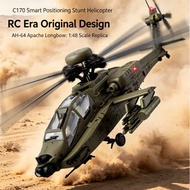 RC ERA C170 AH‑64 Apache RC Helicopter 1:48 Scale 6‑Channel 3D Inverted Flight Brushless Motor TOF L