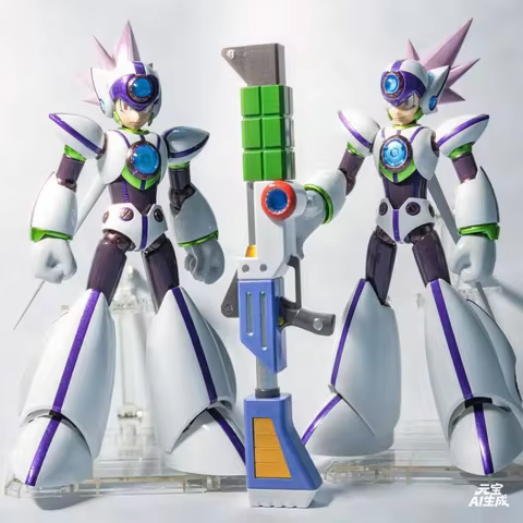 Original Kotobukiya Rockman X Zero Black Zero Nightmare Ver. Axl White Ver. X Premium Charge Shot Ve