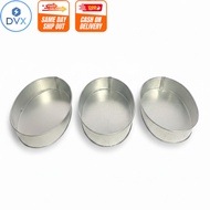 DVX Llanera Lyanera Leche Flan and Hardinera Aluminum Molder - Oval / Round Shape Acuan Kuih Acuan T