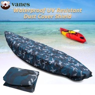 VANES Kayak Cover Dust Cover for Fishing Boat Nylon Waterproof UV Resistant Kayak Storage Canoe Shield