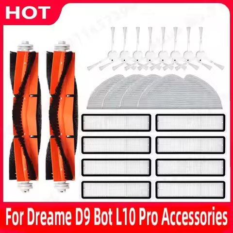 Main Side Brush Mop Hepa Filter Spare Parts For Dreame D9 Dreame Bot L10 Pro Trouver Robot LDS Vacuu