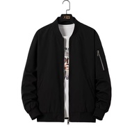 Mens Classic Bomber Jackets Outdoor Casual Basic Style Jacket Men Streetwear Slim Fit Spring Autumn 